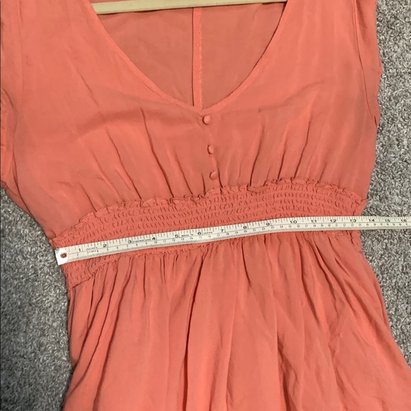 Roxy Orange Cap Sleeves Mini Dress - Picture 7 of 8